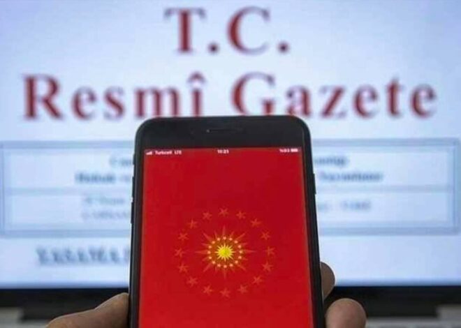 Resmî Gazete’de bugün (21 Kasım 2024 Resmî Gazete kararları)